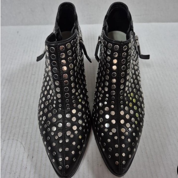 1. State Shoes - 1. State Black and Silver Studded Ankle Boots. Sz 5.5 but can fit 6.